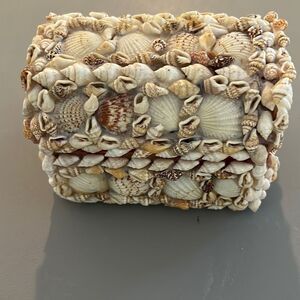 Vintage Shell Encrusted Jewelry Box